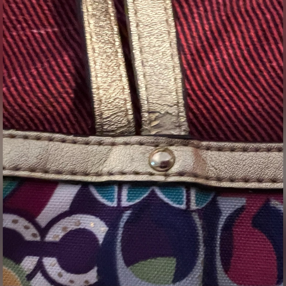 Matching Coach Poppy Purse, Wristlet, and wallet! With hang tag as well! - Picture 6 of 16
